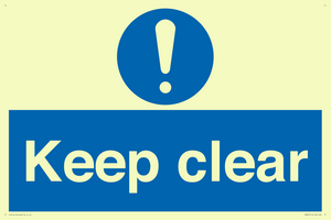 keep clear